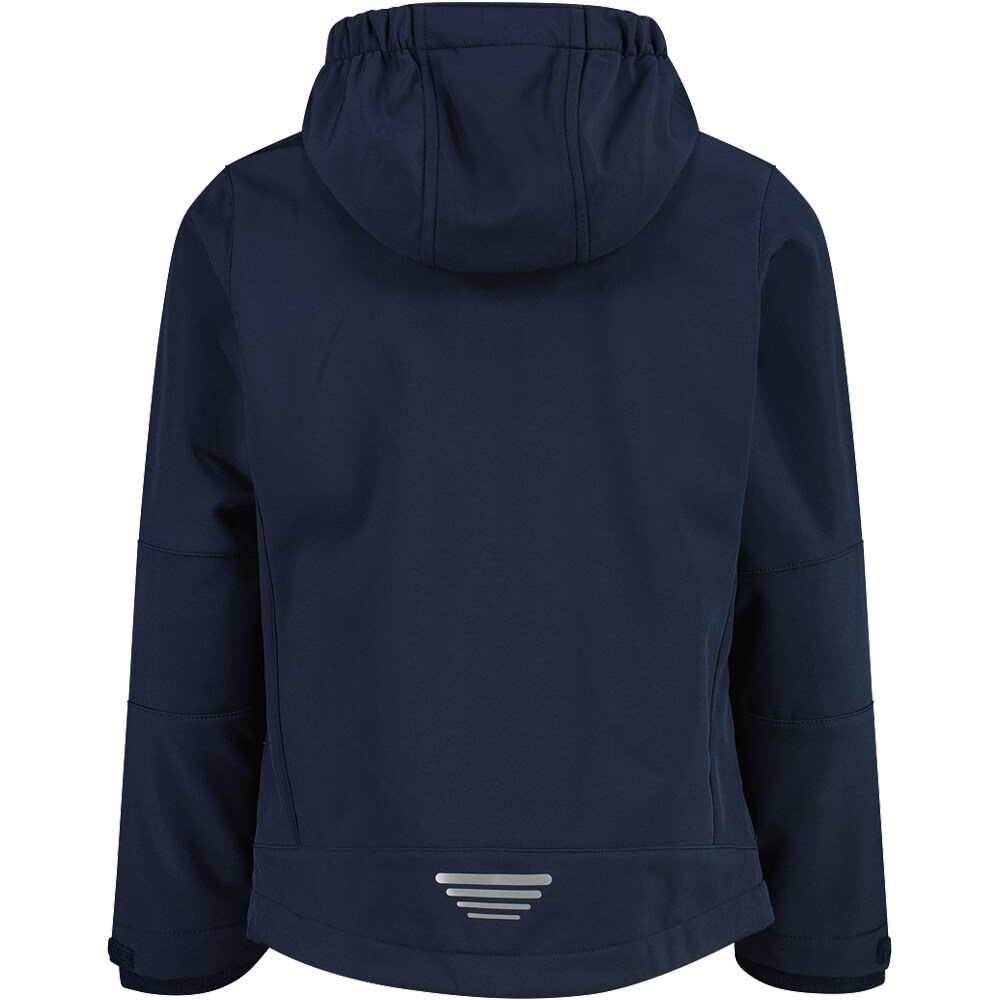 Cmp chaqueta softshell niño KID JACKET FIX HOOD vista trasera