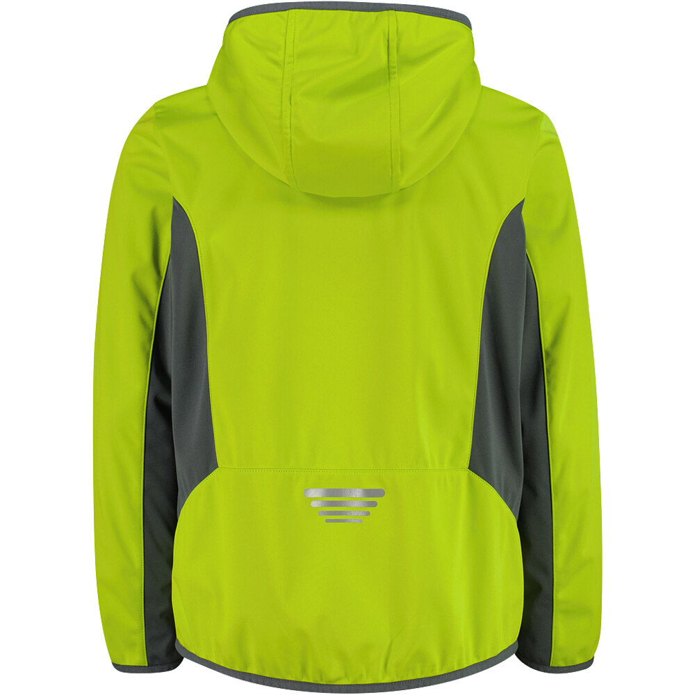 Cmp chaqueta softshell niño KID JACKET FIX HOOD vista trasera