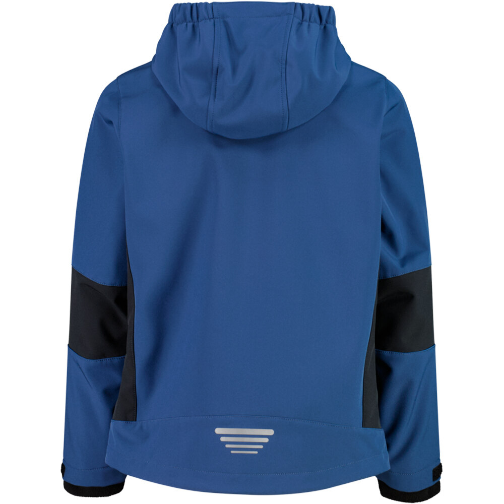 Cmp chaqueta softshell niño KID JACKET FIX HOOD vista trasera