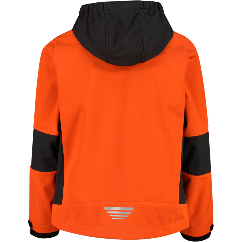 Cmp chaqueta softshell niño KID JACKET FIX HOOD vista trasera