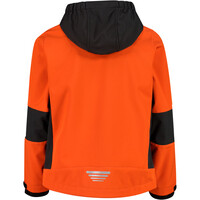 Cmp chaqueta softshell niño KID JACKET FIX HOOD vista trasera