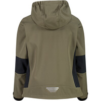 Cmp chaqueta softshell niño KID JACKET FIX HOOD vista trasera