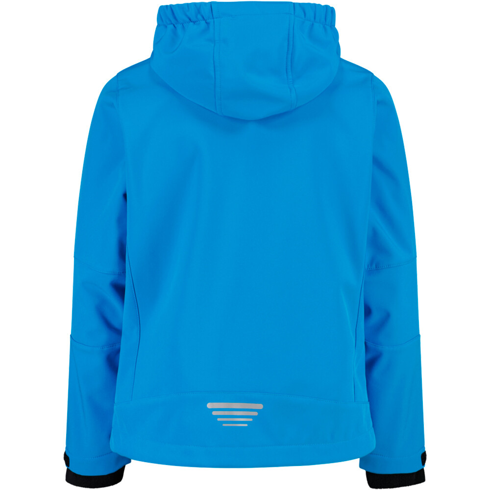 Cmp chaqueta softshell niño KID JACKET FIX HOOD vista trasera