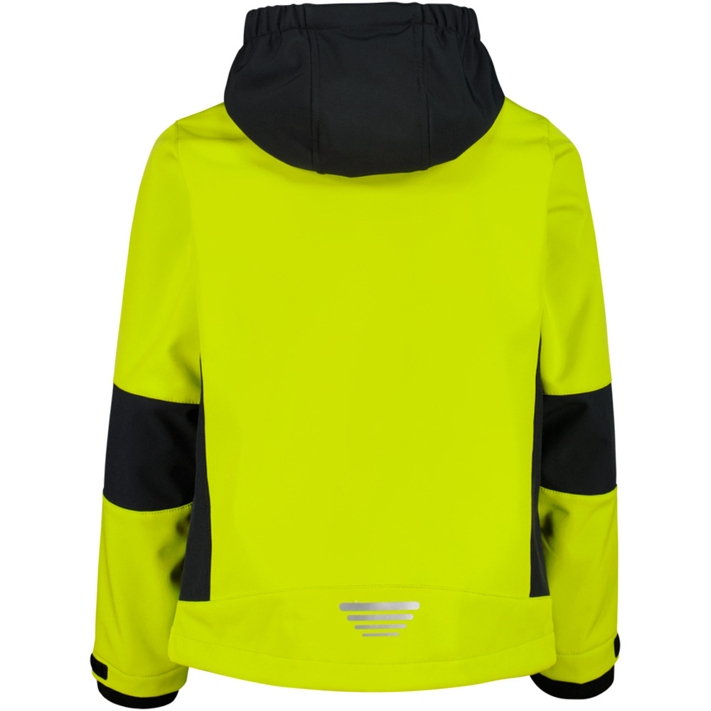 Cmp chaqueta softshell niño KID JACKET FIX HOOD vista trasera