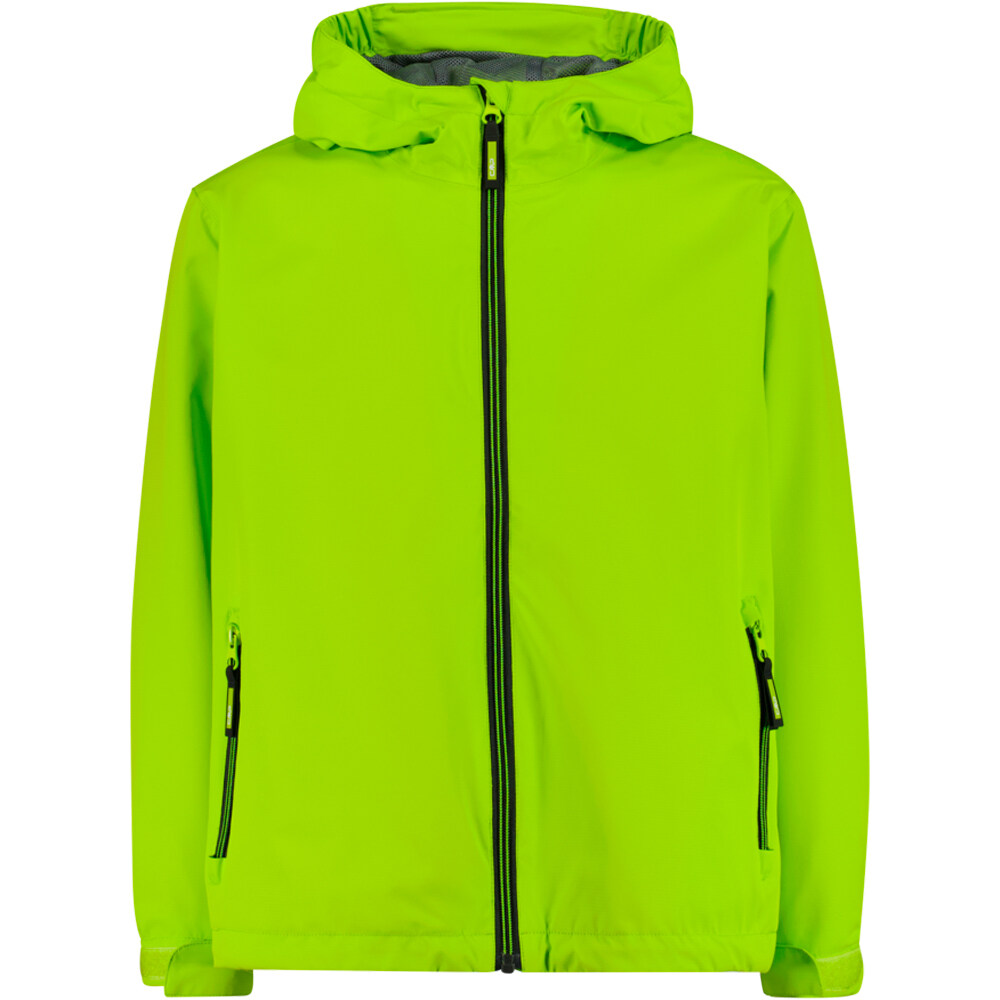 Cmp chubasquero impermeable niño KID JACKET FIX HOOD vista frontal