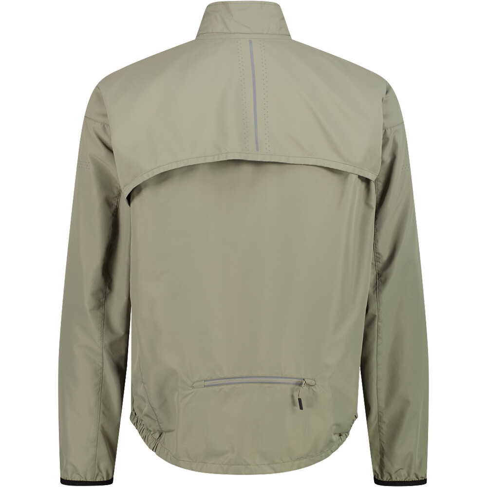 Cmp cortavientos ciclismo hombre MAN JACKET WITH DETACHABLE SLEEVES vista trasera