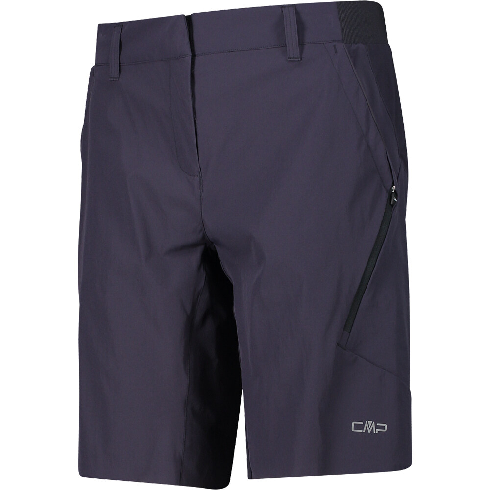 Cmp culotte corto mujer WOMAN FREE BIKE BERMUDA WITH INNER MESH UNDERWEAR vista detalle