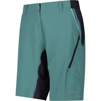 Cmp culotte corto mujer WOMAN FREE BIKE BERMUDA WITH INNER MESH UNDERWEAR vista detalle