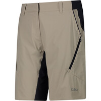 Cmp culotte corto mujer WOMAN FREE BIKE BERMUDA WITH INNER MESH UNDERWEAR vista detalle