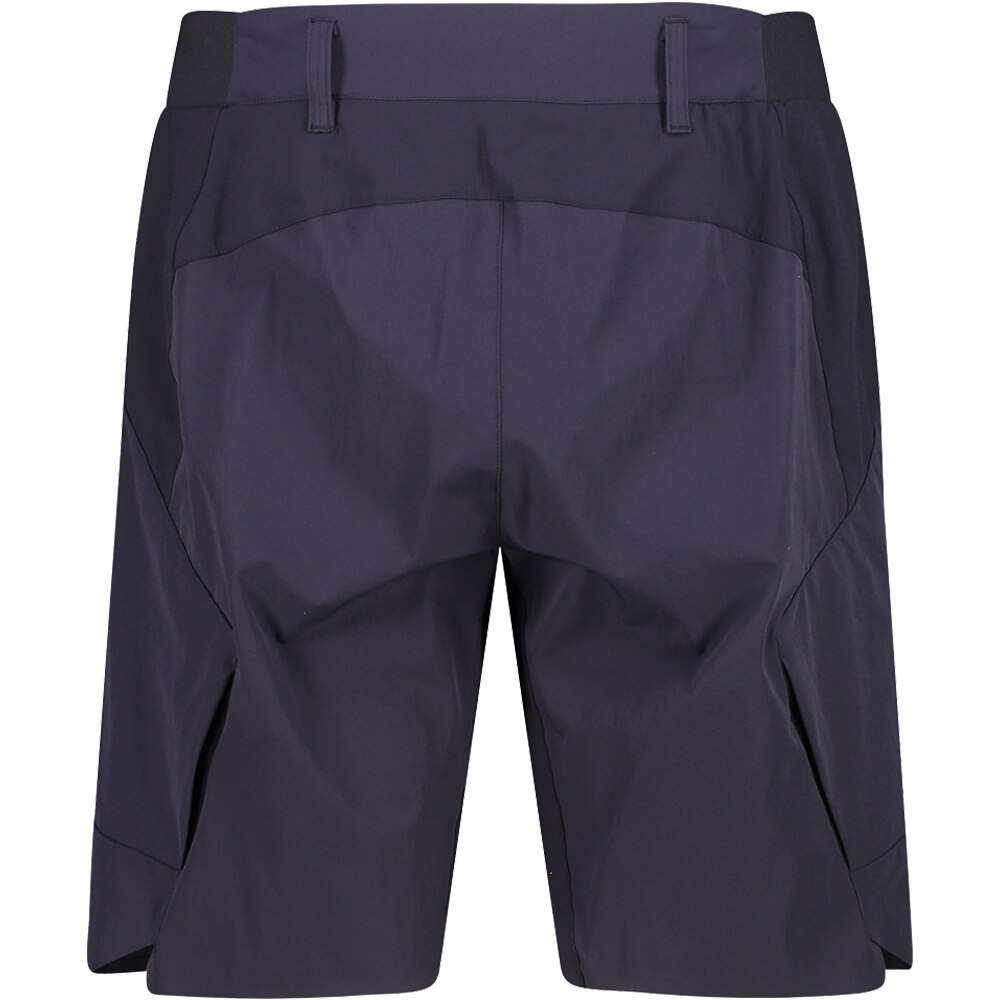 Cmp culotte corto mujer WOMAN FREE BIKE BERMUDA WITH INNER MESH UNDERWEAR vista trasera