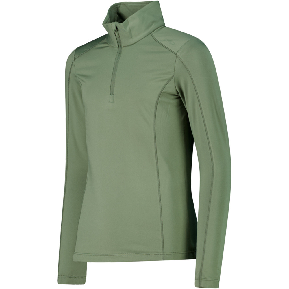 Cmp forro polar esquí infantil KID G SWEAT GREEN TEA vista detalle