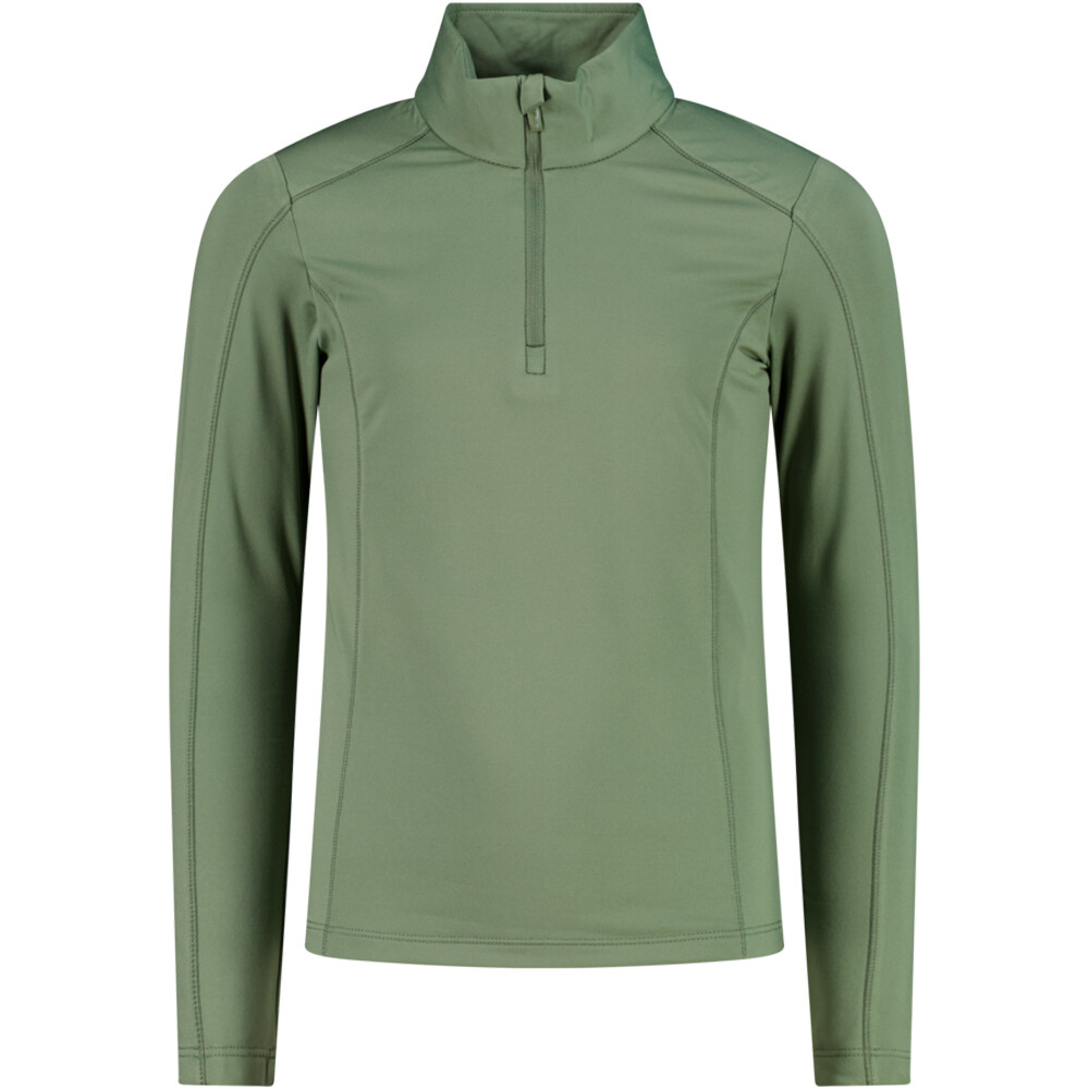 Cmp forro polar esquí infantil KID G SWEAT GREEN TEA vista frontal