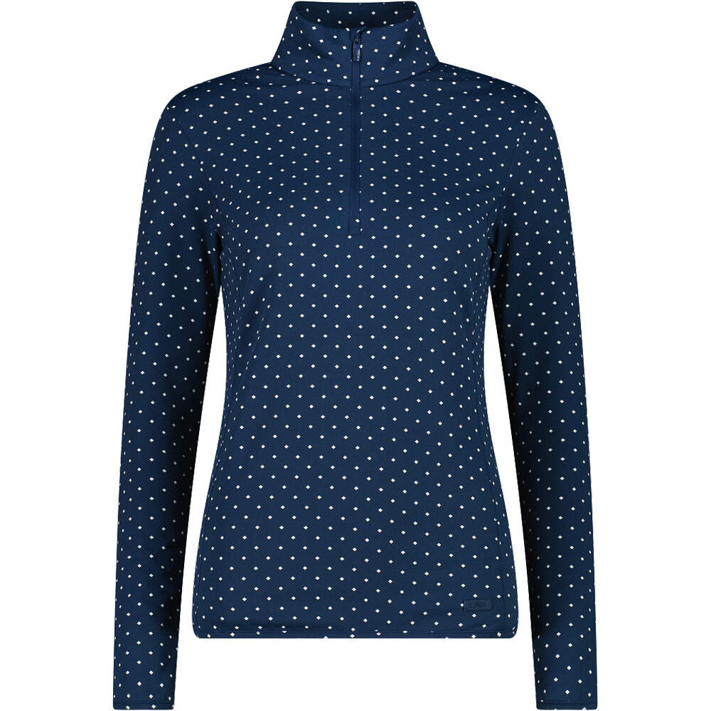 Cmp forro polar esquí mujer WOMAN PRINTED SWEAT vista frontal
