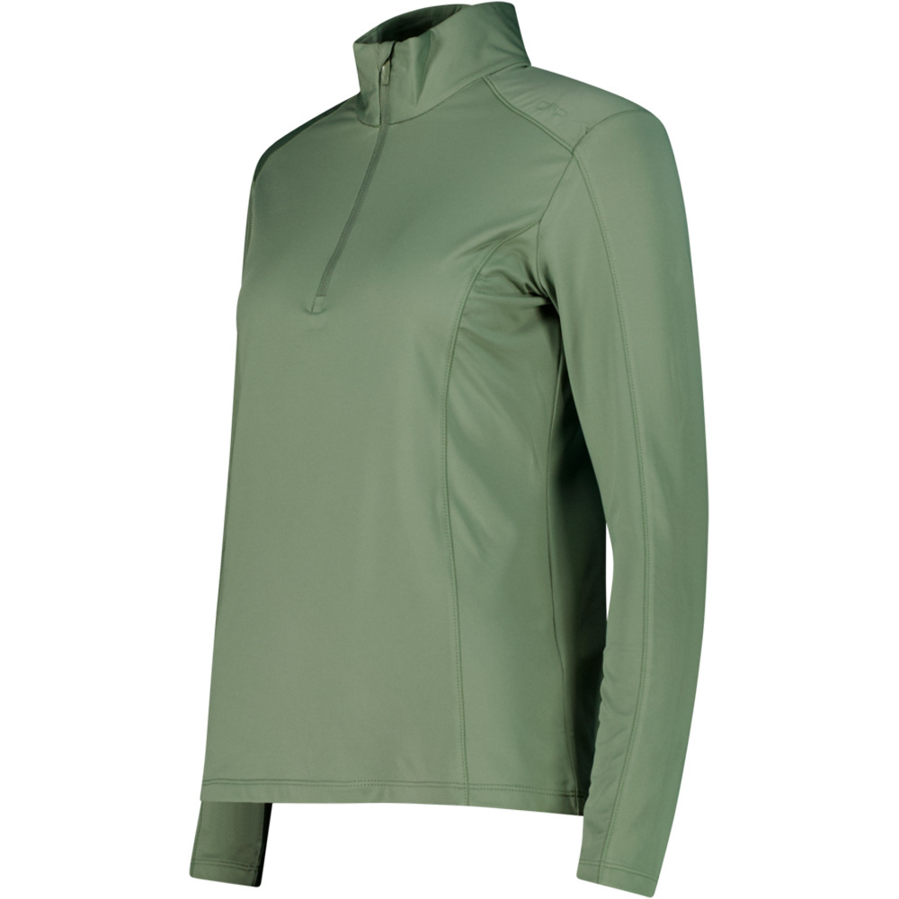 Cmp forro polar esquí mujer WOMAN SWEAT GREEN TEA vista detalle