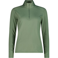 Cmp forro polar esquí mujer WOMAN SWEAT GREEN TEA vista frontal