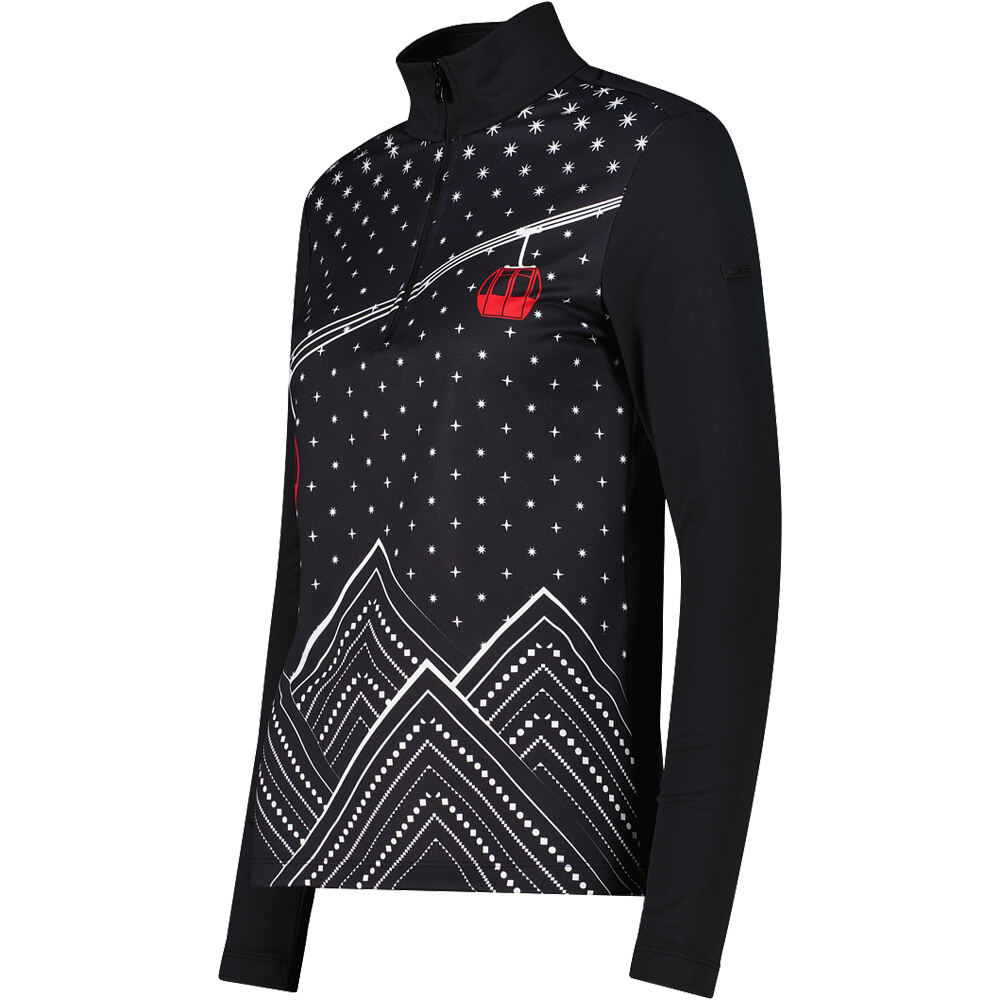 Cmp forro polar esquí mujer WOMAN SWEAT vista detalle