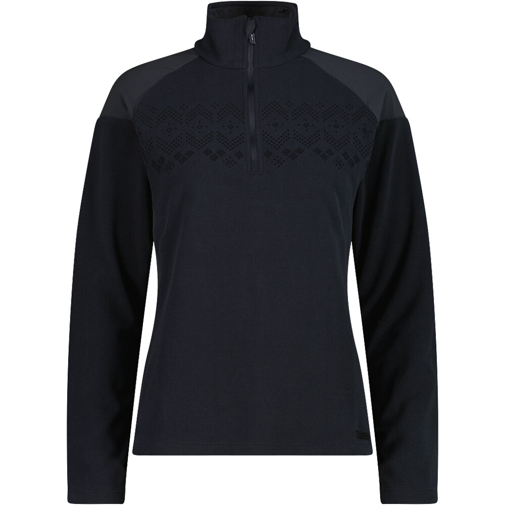 Cmp forro polar esquí mujer WOMAN SWEAT vista frontal