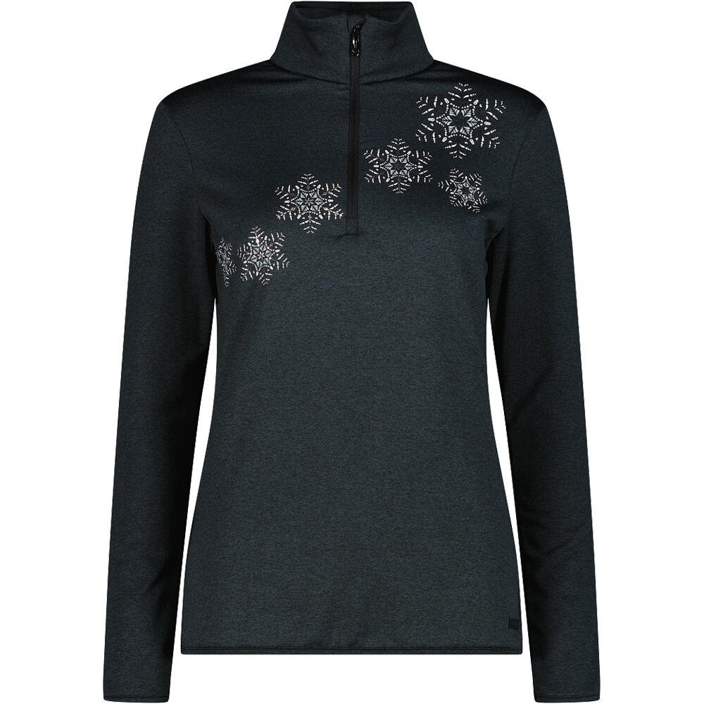 Cmp forro polar esquí mujer WOMAN SWEAT vista frontal