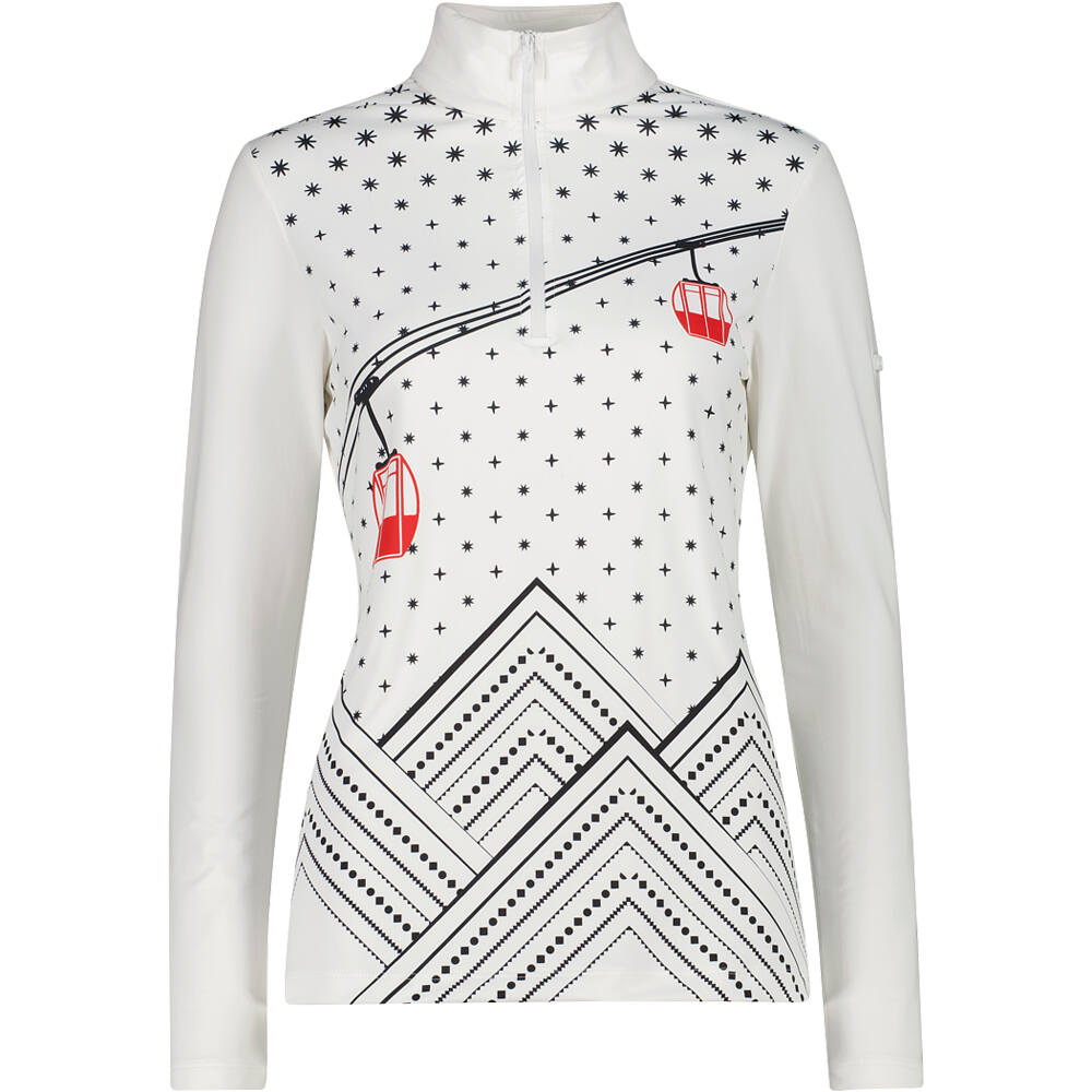 Cmp forro polar esquí mujer WOMAN SWEAT vista frontal