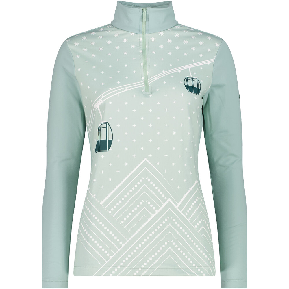 Cmp forro polar esquí mujer WOMAN SWEAT vista frontal