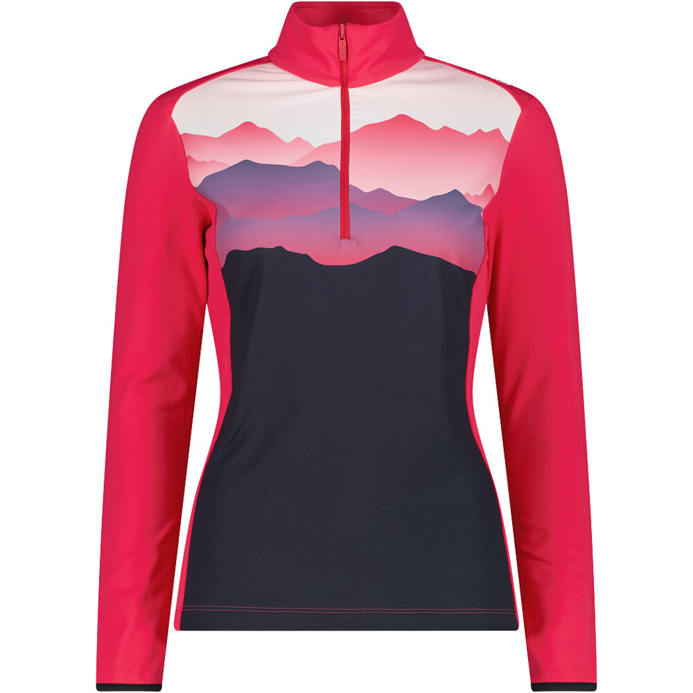 Cmp forro polar esquí mujer WOMAN SWEAT vista frontal