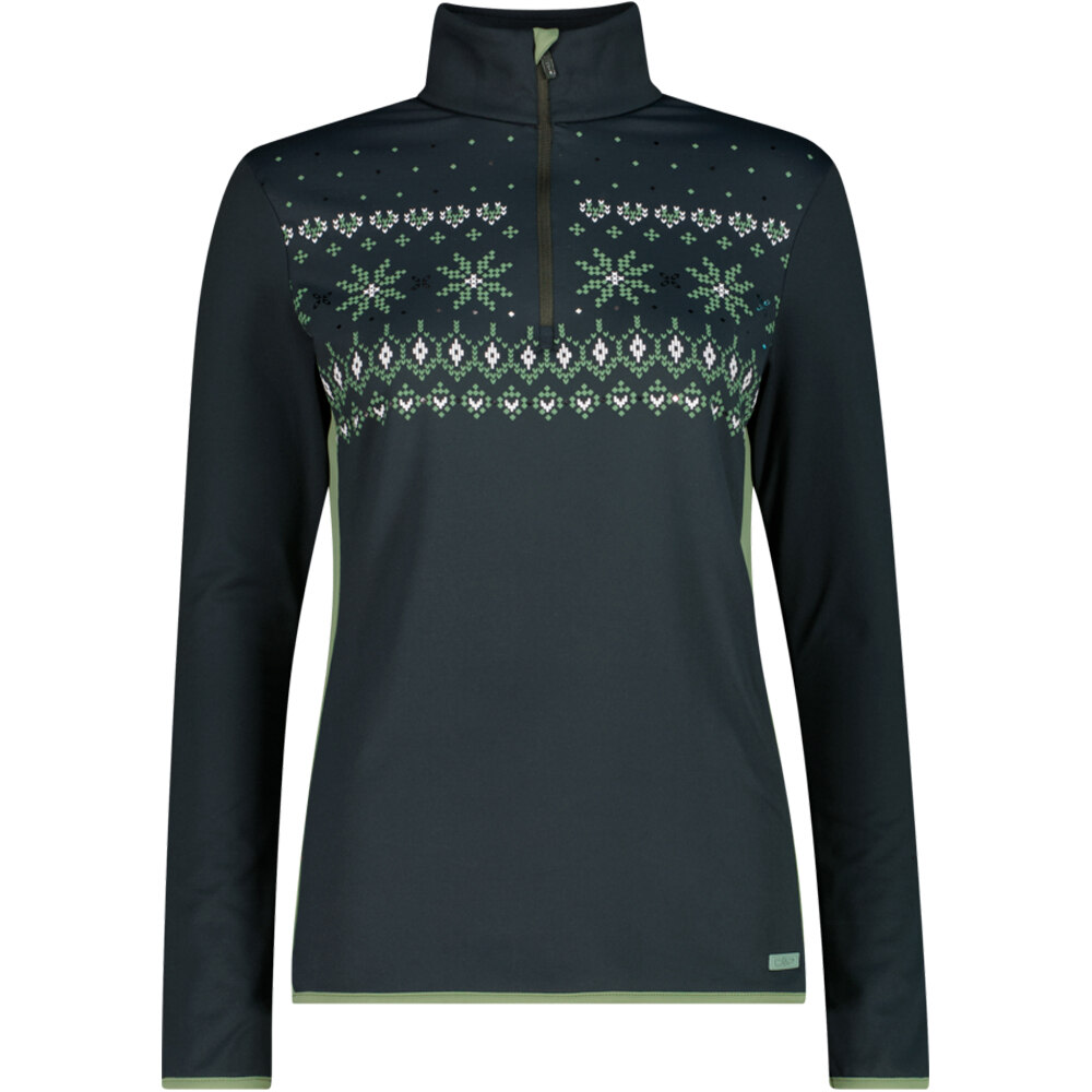 Cmp forro polar esquí mujer WOMAN SWEAT vista frontal