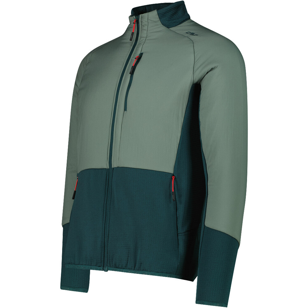 Cmp forro polar hombre KILDAR MAN JACKET HYBRID vista detalle