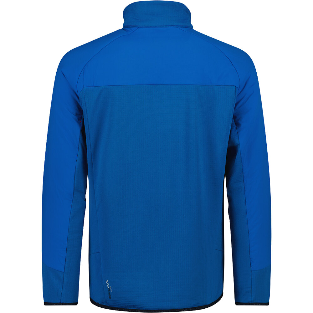 Cmp forro polar hombre KILDAR MAN JACKET HYBRID vista trasera