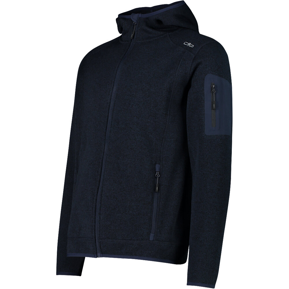 Cmp forro polar hombre MAN JACKET FIX HOOD vista detalle