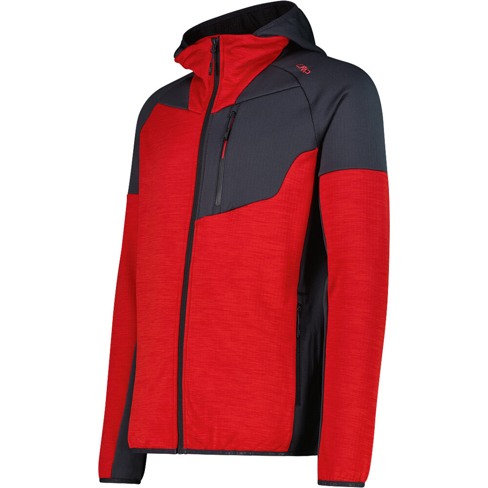 Cmp forro polar hombre MAN JACKET FIX HOOD vista detalle