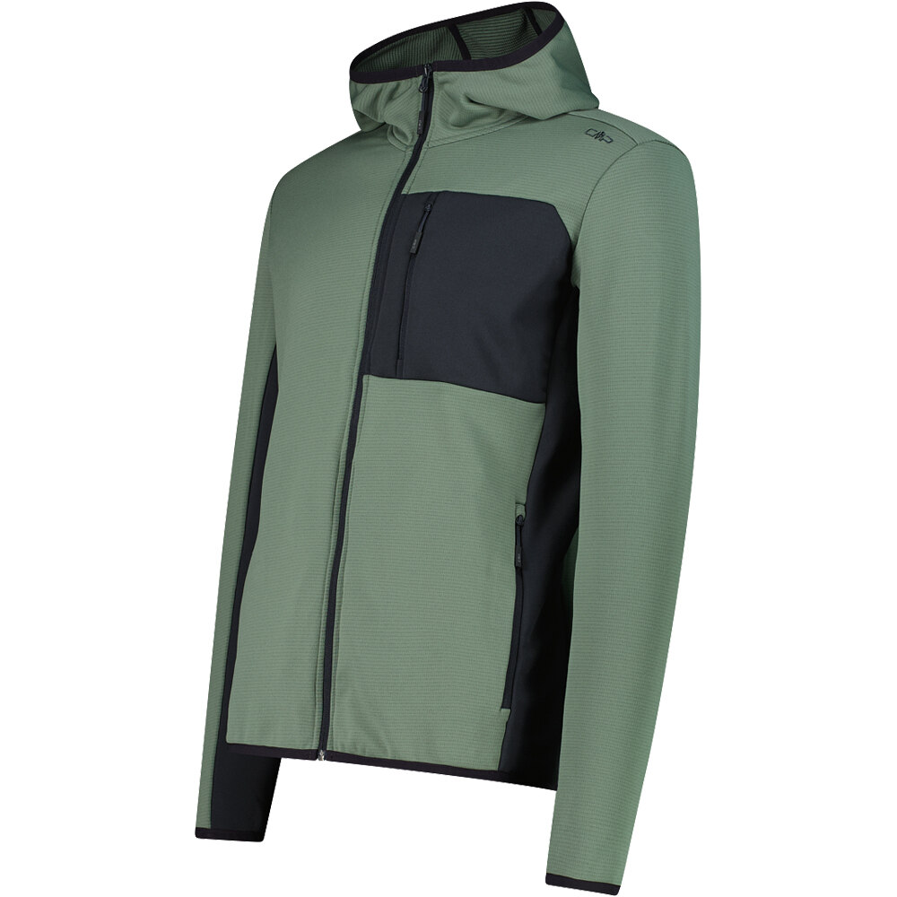 Cmp forro polar hombre MAN JACKET FIX HOOD vista detalle