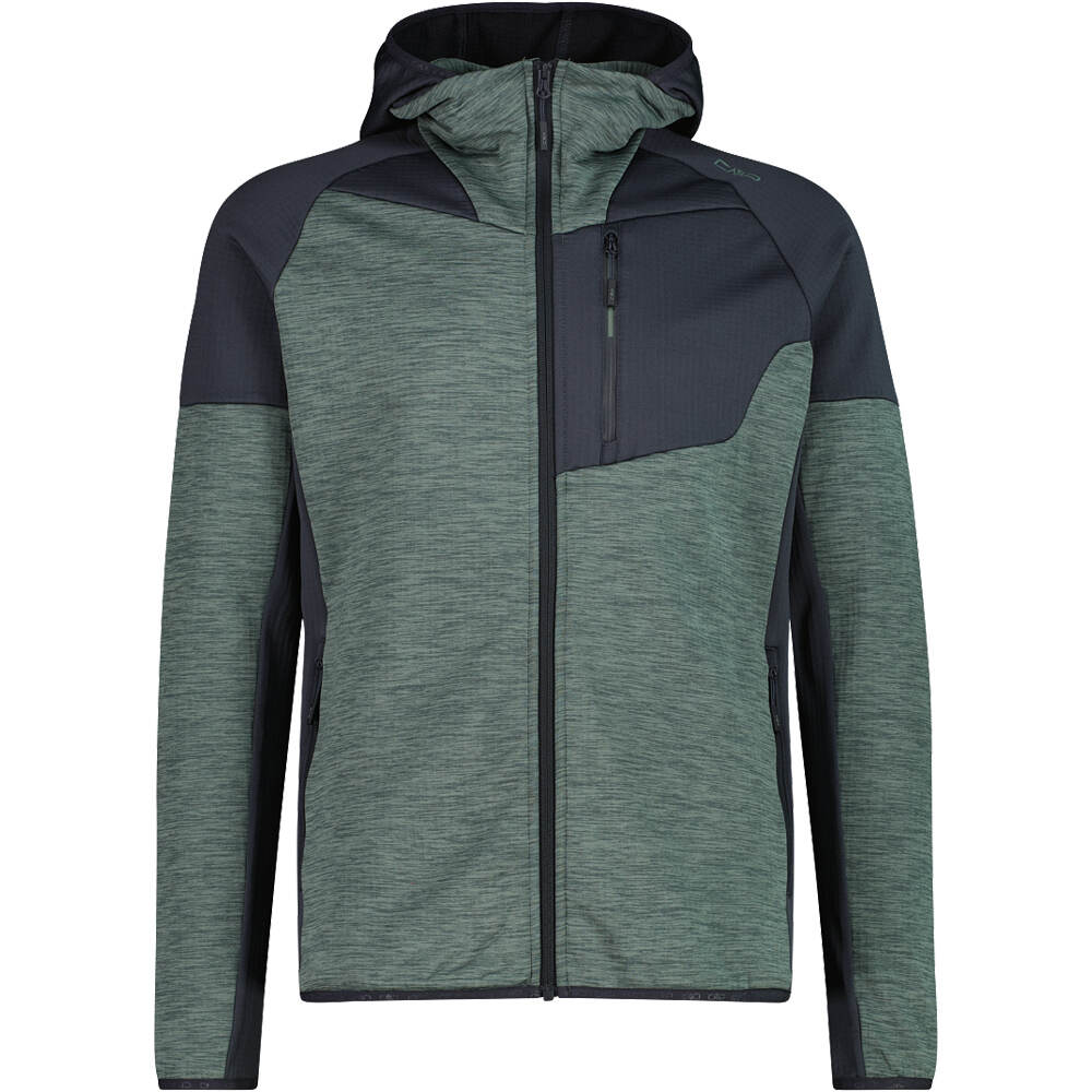 Cmp forro polar hombre MAN JACKET FIX HOOD vista frontal
