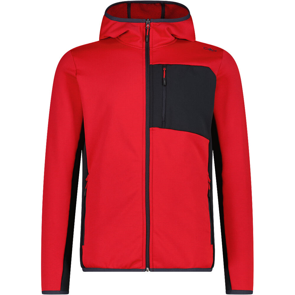 Cmp forro polar hombre MAN JACKET FIX HOOD vista frontal