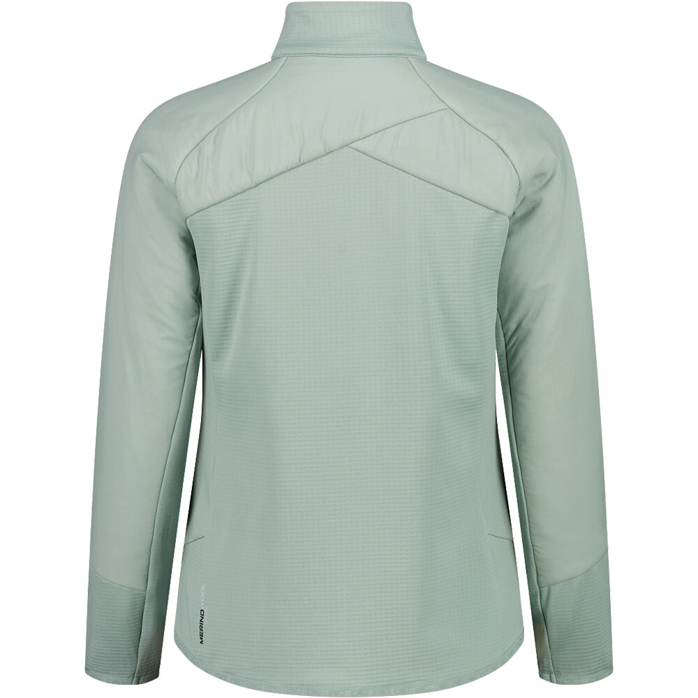 Cmp forro polar mujer KILDAR WOMAN JACKET HYBRID vista trasera