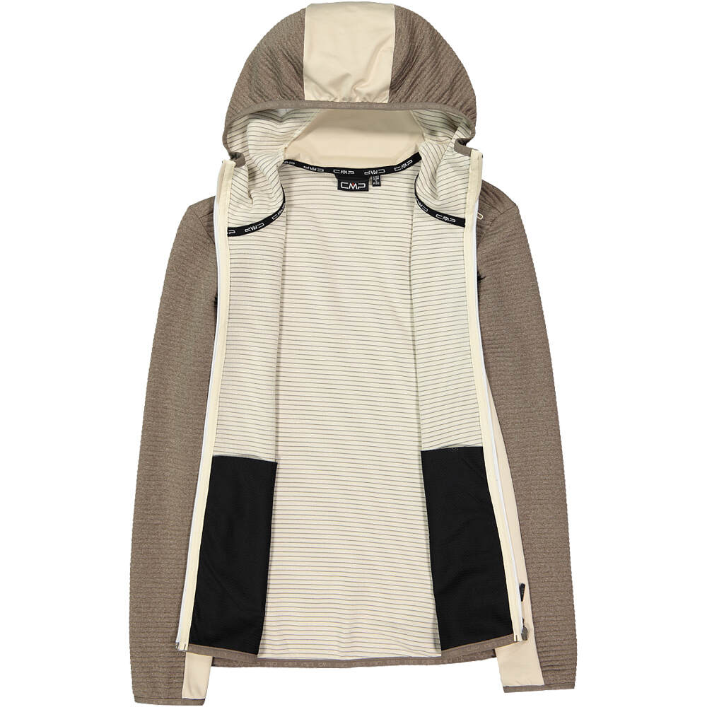 Cmp forro polar mujer WOMAN JACKET FIX HOOD 03