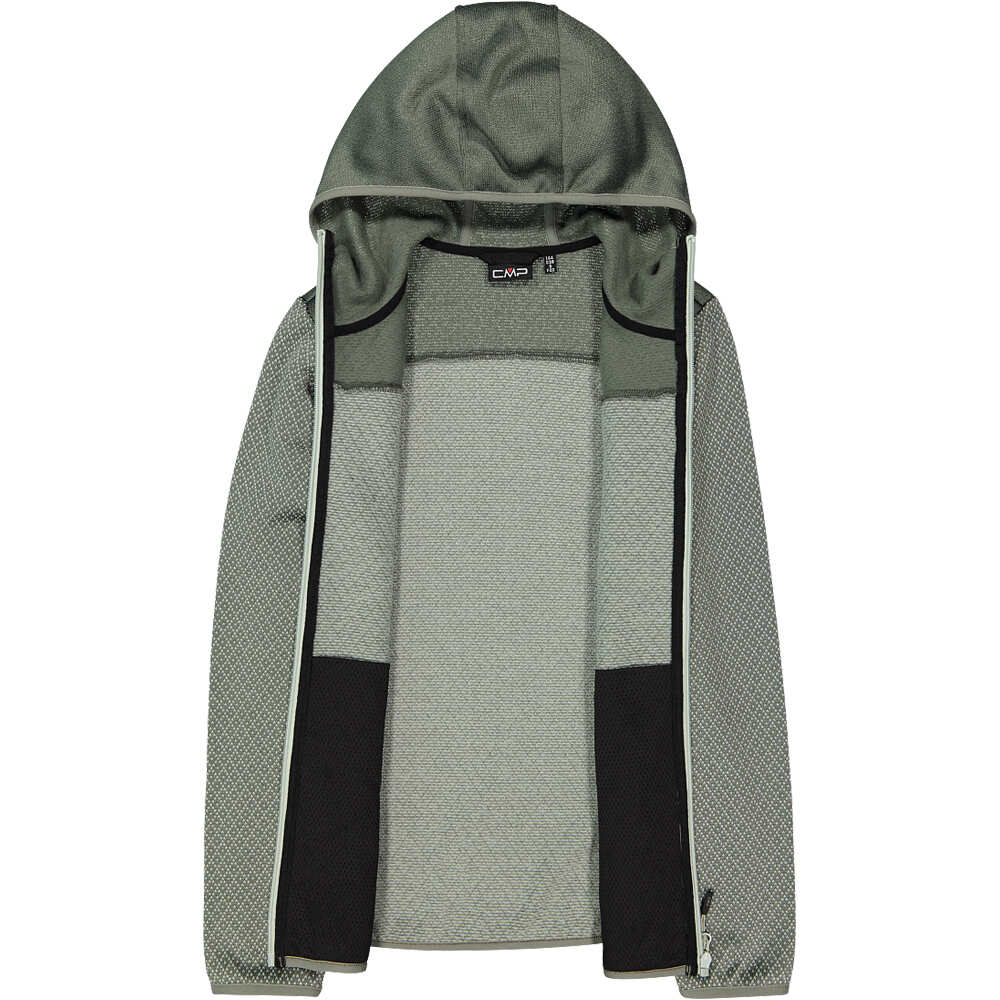 Cmp forro polar mujer WOMAN JACKET FIX HOOD 03