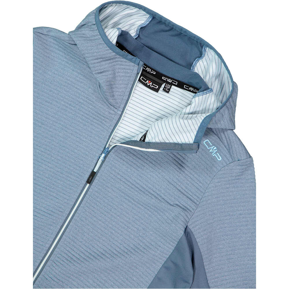 Cmp forro polar mujer WOMAN JACKET FIX HOOD 04