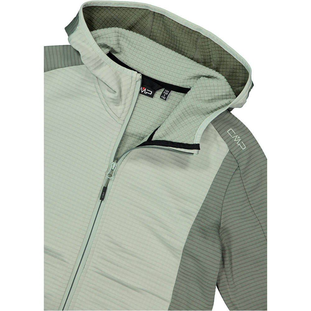 Cmp forro polar mujer WOMAN JACKET FIX HOOD 04
