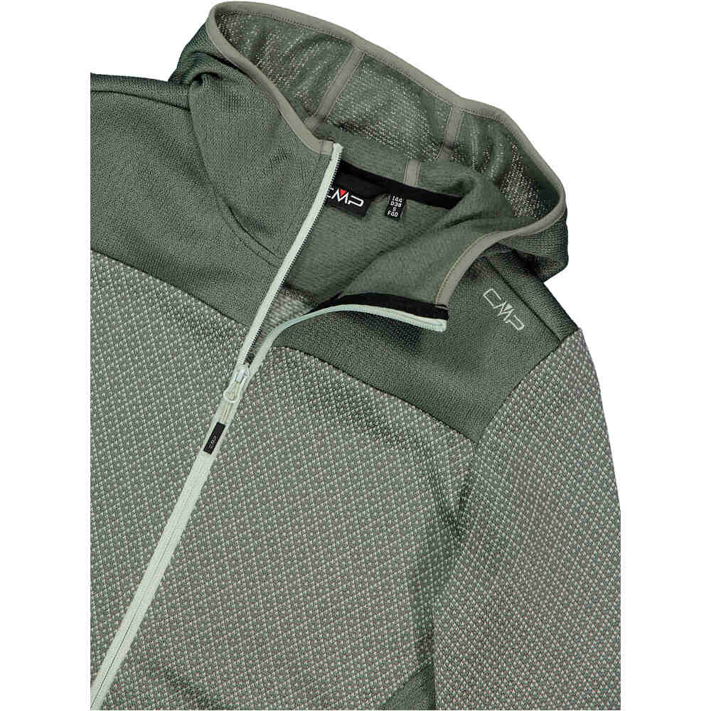 Cmp forro polar mujer WOMAN JACKET FIX HOOD 04