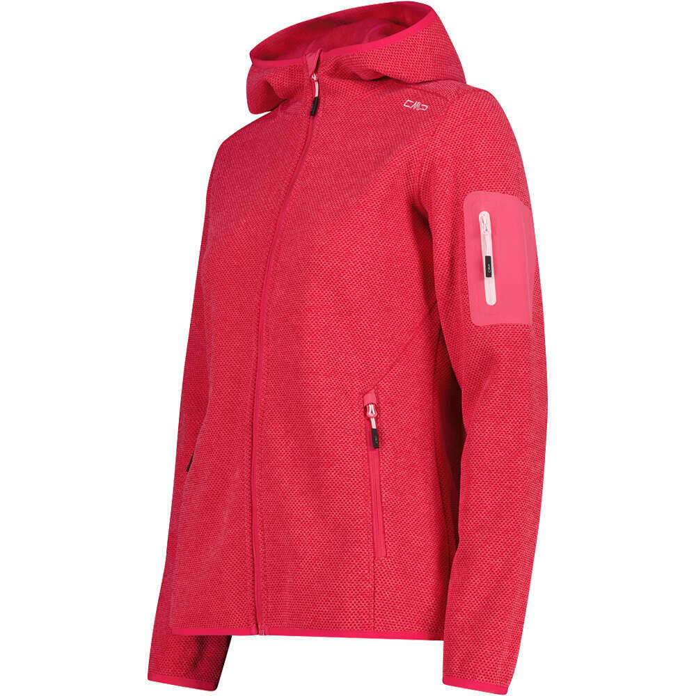Cmp forro polar mujer WOMAN JACKET FIX HOOD vista detalle