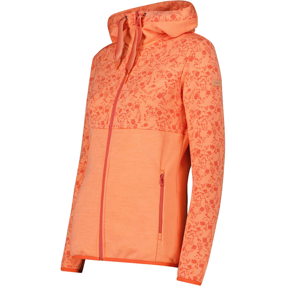 Cmp forro polar mujer WOMAN JACKET FIX HOOD vista detalle