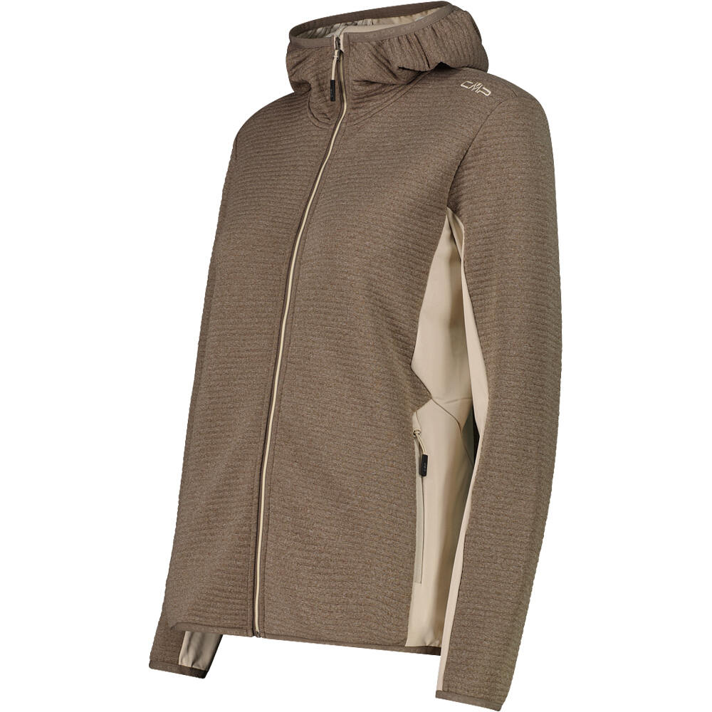 Cmp forro polar mujer WOMAN JACKET FIX HOOD vista detalle