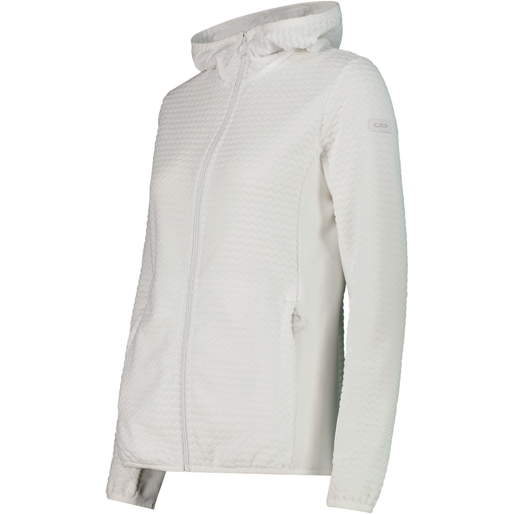 Cmp forro polar mujer WOMAN JACKET FIX HOOD vista detalle