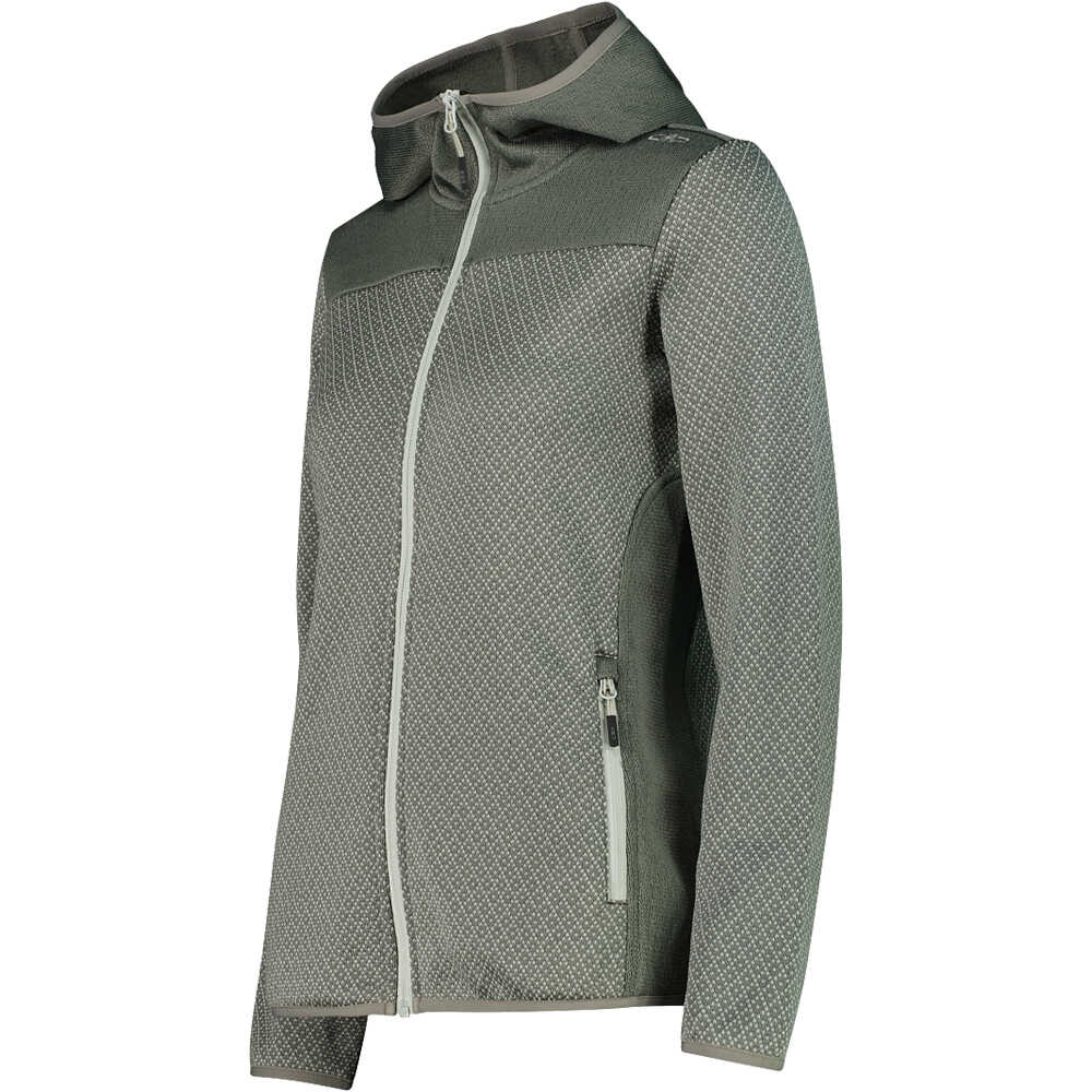 Cmp forro polar mujer WOMAN JACKET FIX HOOD vista detalle