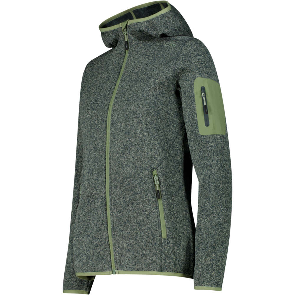 Cmp forro polar mujer WOMAN JACKET FIX HOOD vista detalle