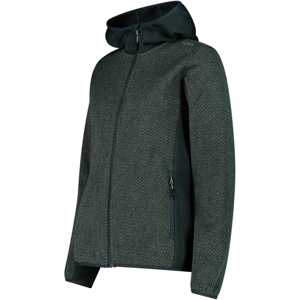 Cmp forro polar mujer WOMAN JACKET FIX HOOD vista detalle