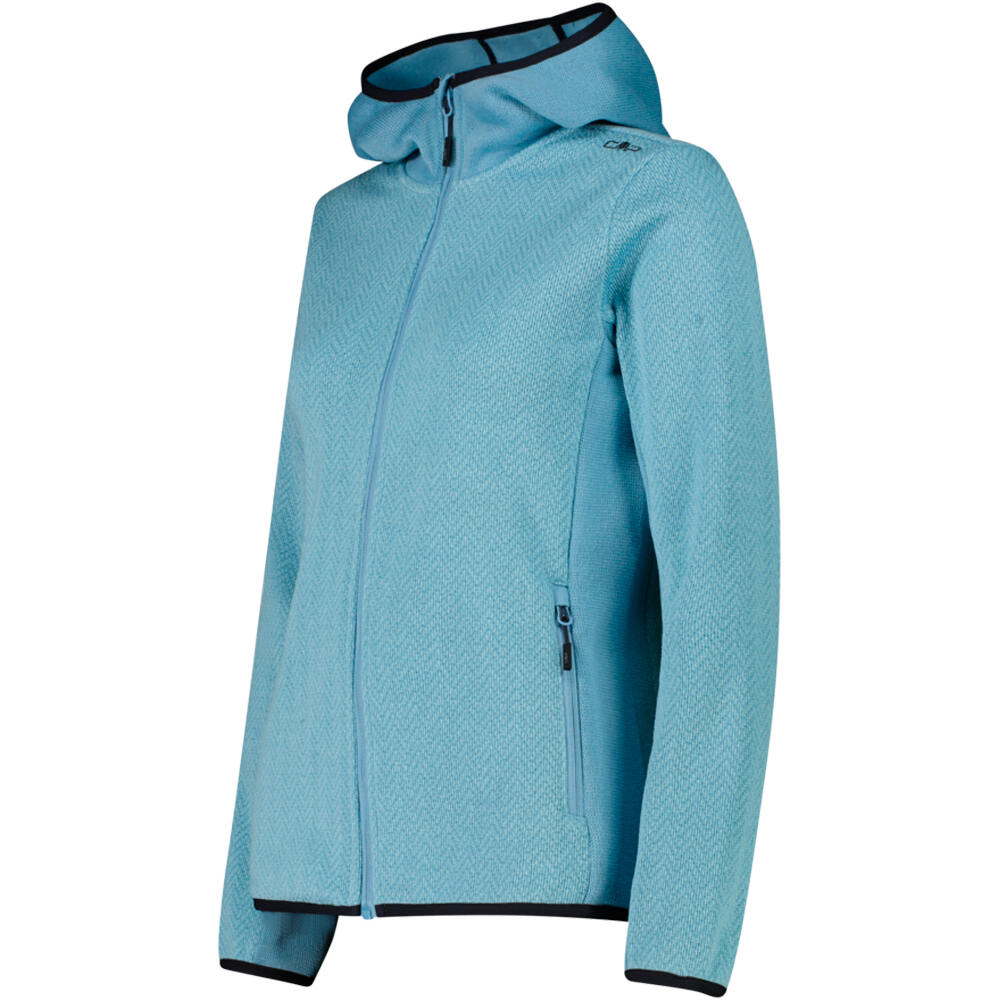 Cmp forro polar mujer WOMAN JACKET FIX HOOD vista detalle