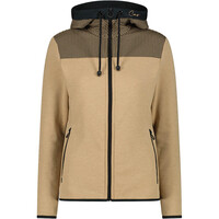 Cmp forro polar mujer WOMAN JACKET FIX HOOD vista frontal