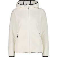 Cmp forro polar mujer WOMAN JACKET FIX HOOD vista frontal