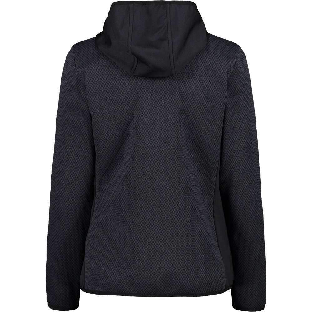 Cmp forro polar mujer WOMAN JACKET FIX HOOD vista trasera